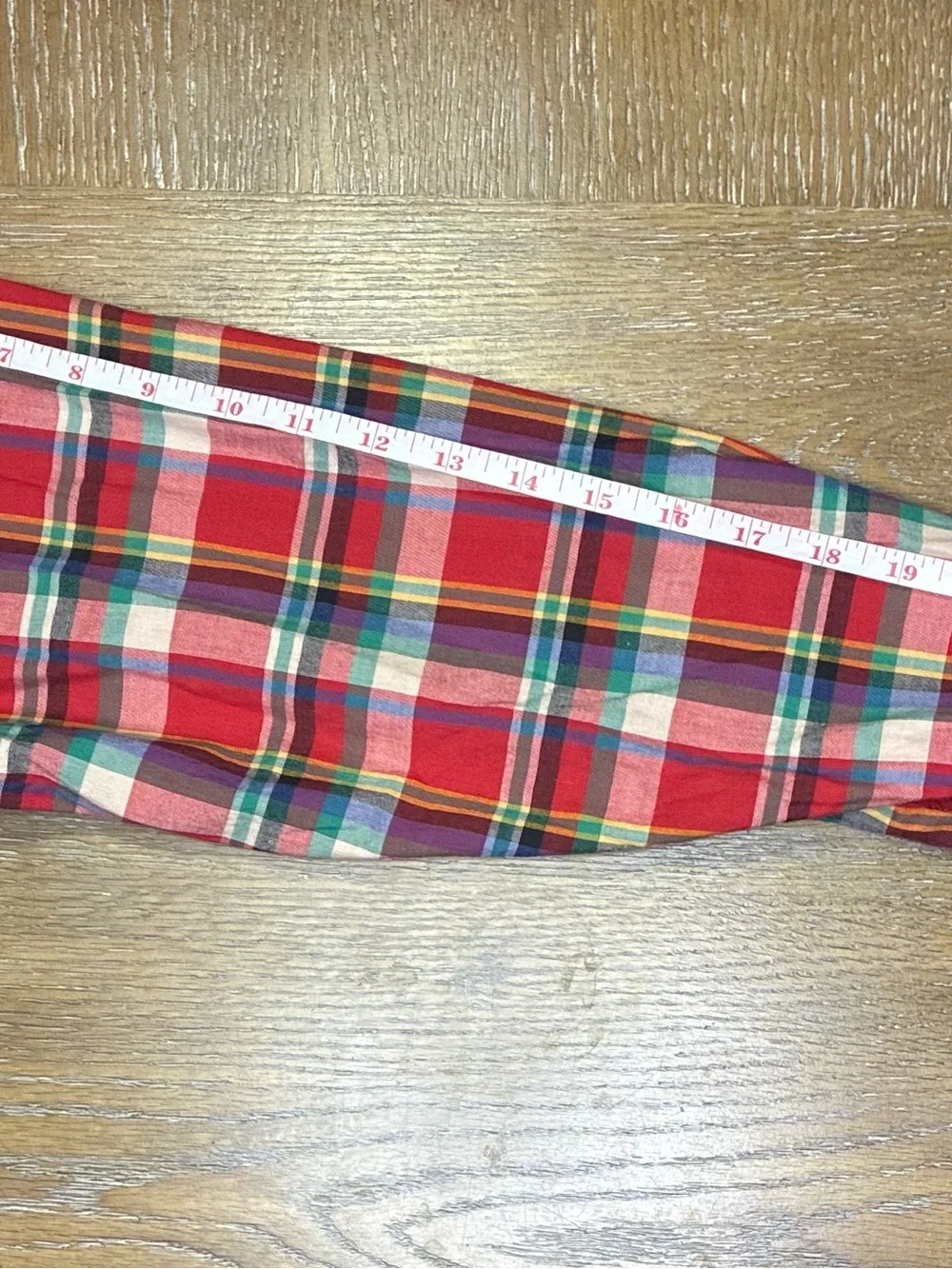 J. Crew Men's Red Plaid Button-Down Shirt
